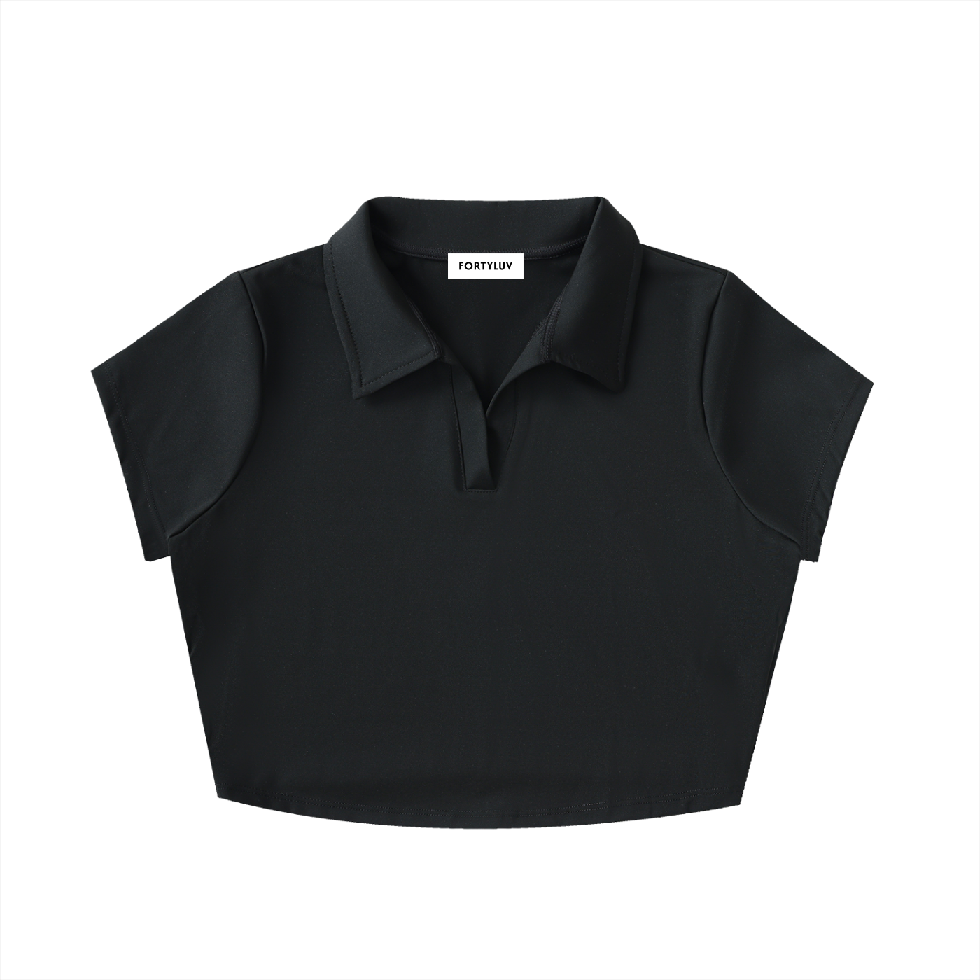 Performance Crop Polo Top