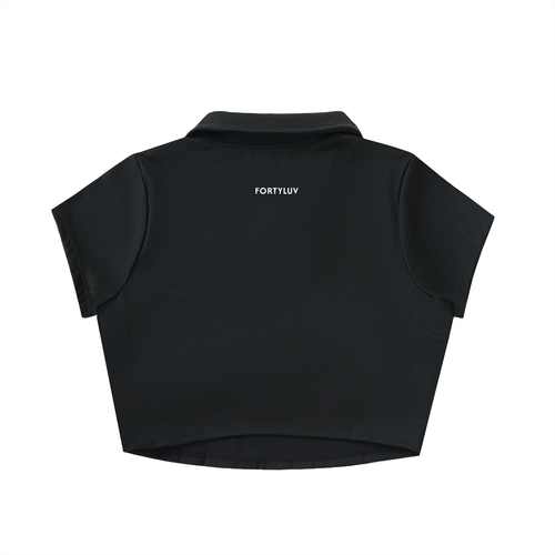 FL Cropped Performance Polo Top