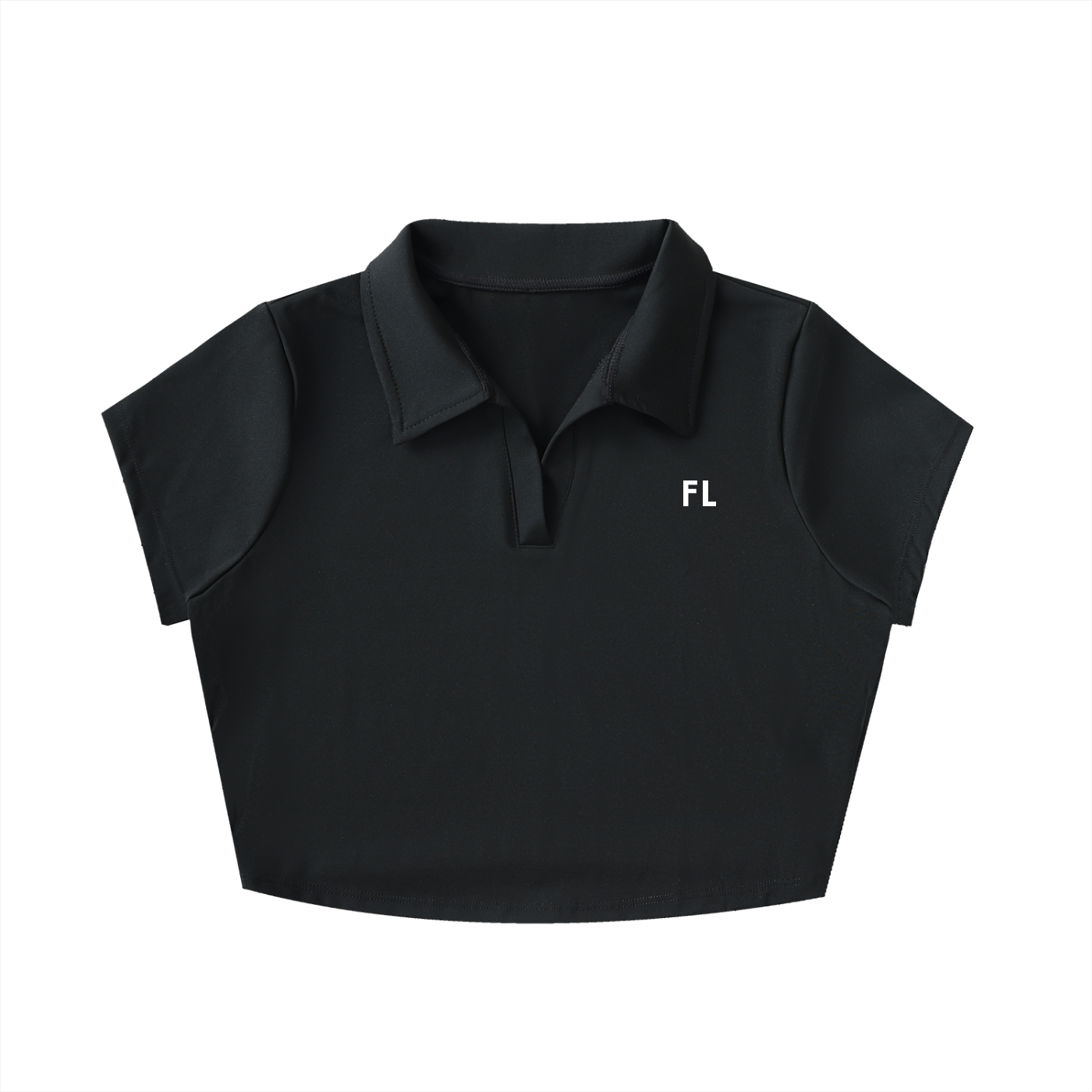 FL Cropped Performance Polo Top