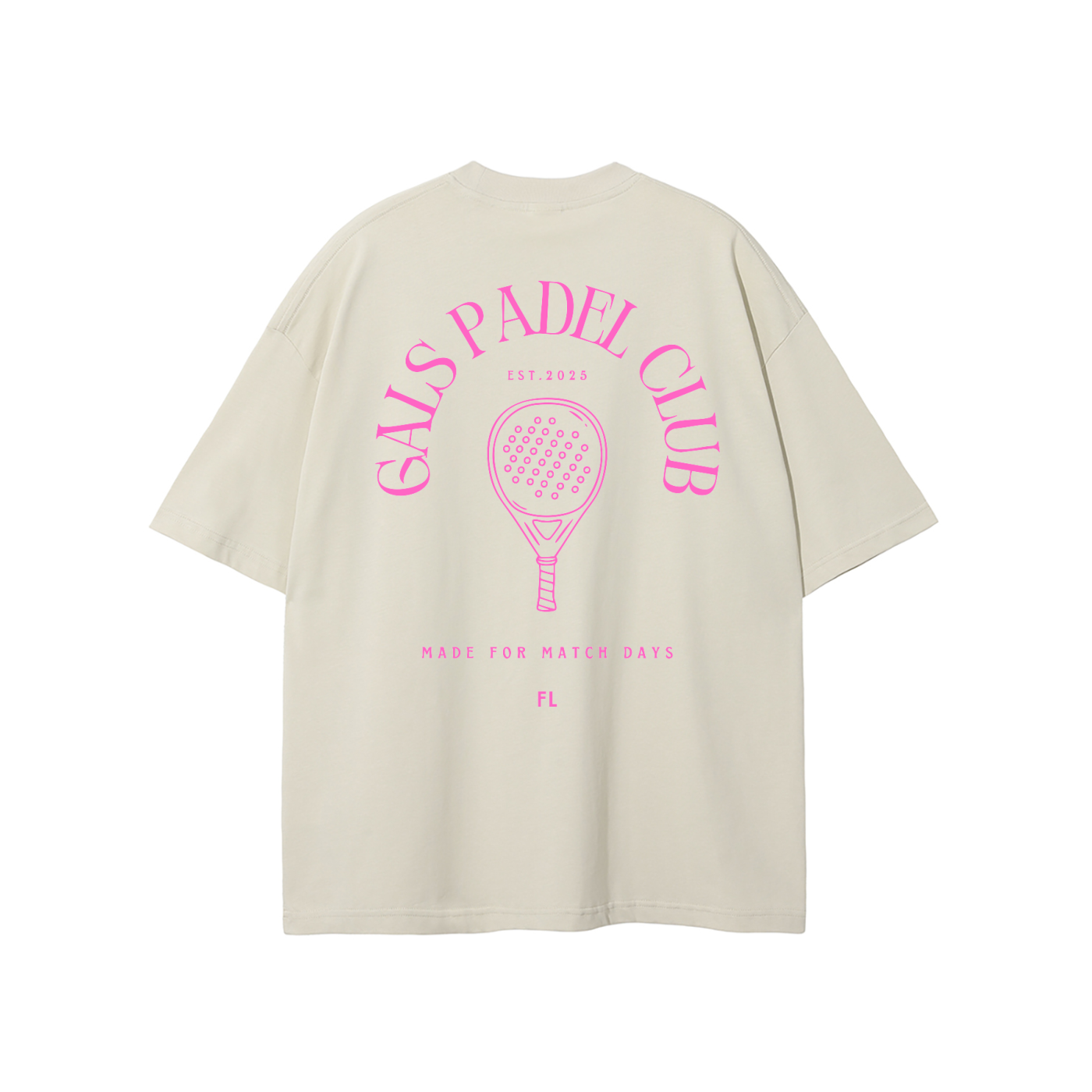 "Gals Padel Club" T-shirt - Fortyluv x Gals of Dorset