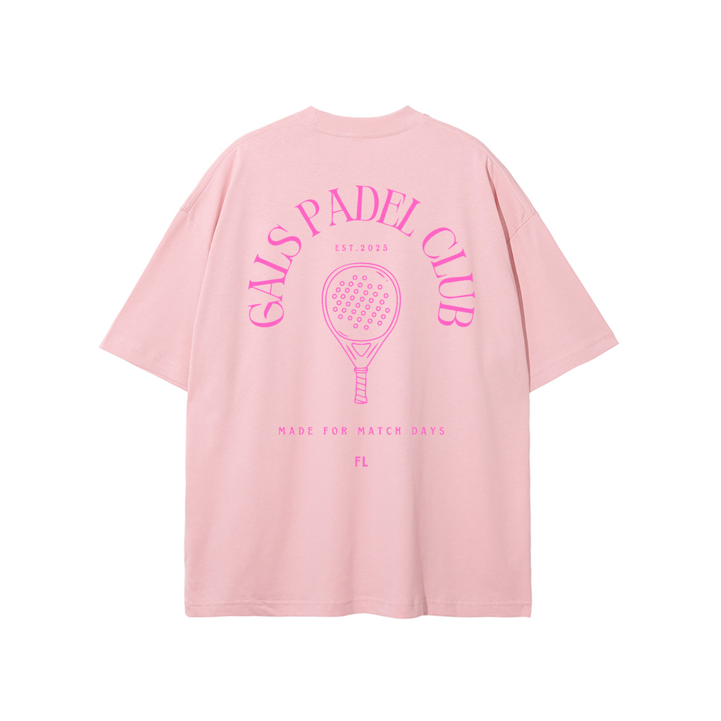 "Gals Padel Club" T-shirt - Fortyluv x Gals of Dorset