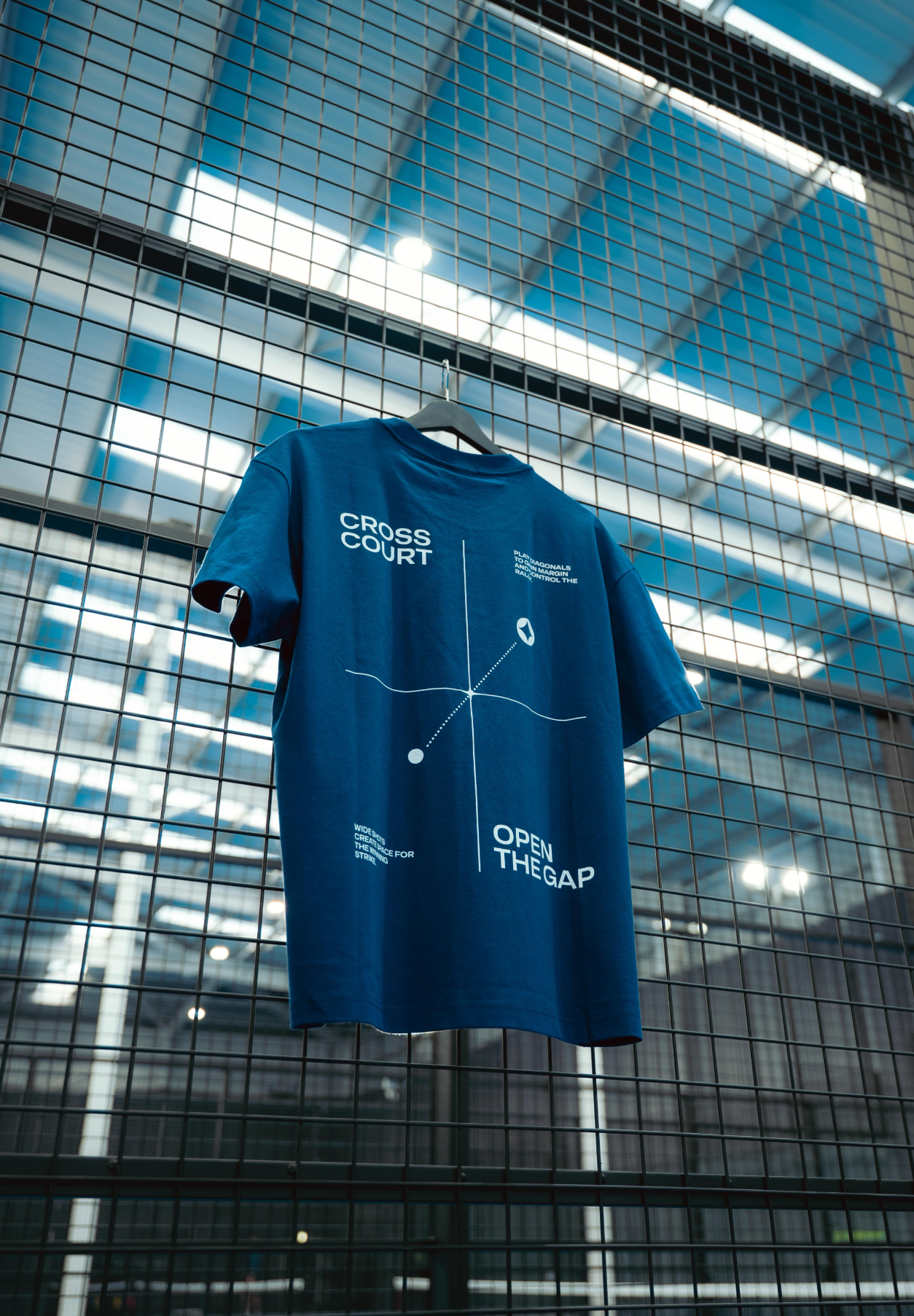 Strategy Series Tee 02 - Cross Court, Open the Gap