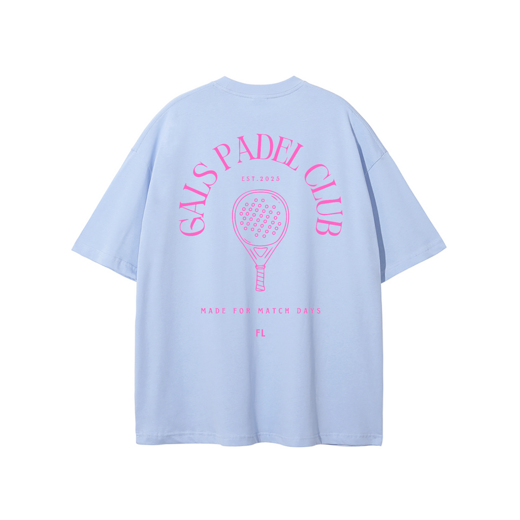 "Gals Padel Club" T-shirt - Fortyluv x Gals of Dorset