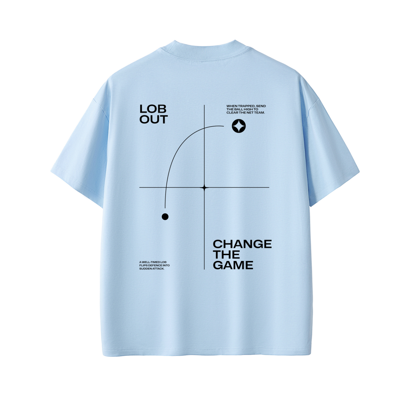 Strategy Series Tee 06 – Lob Out, Change The Game