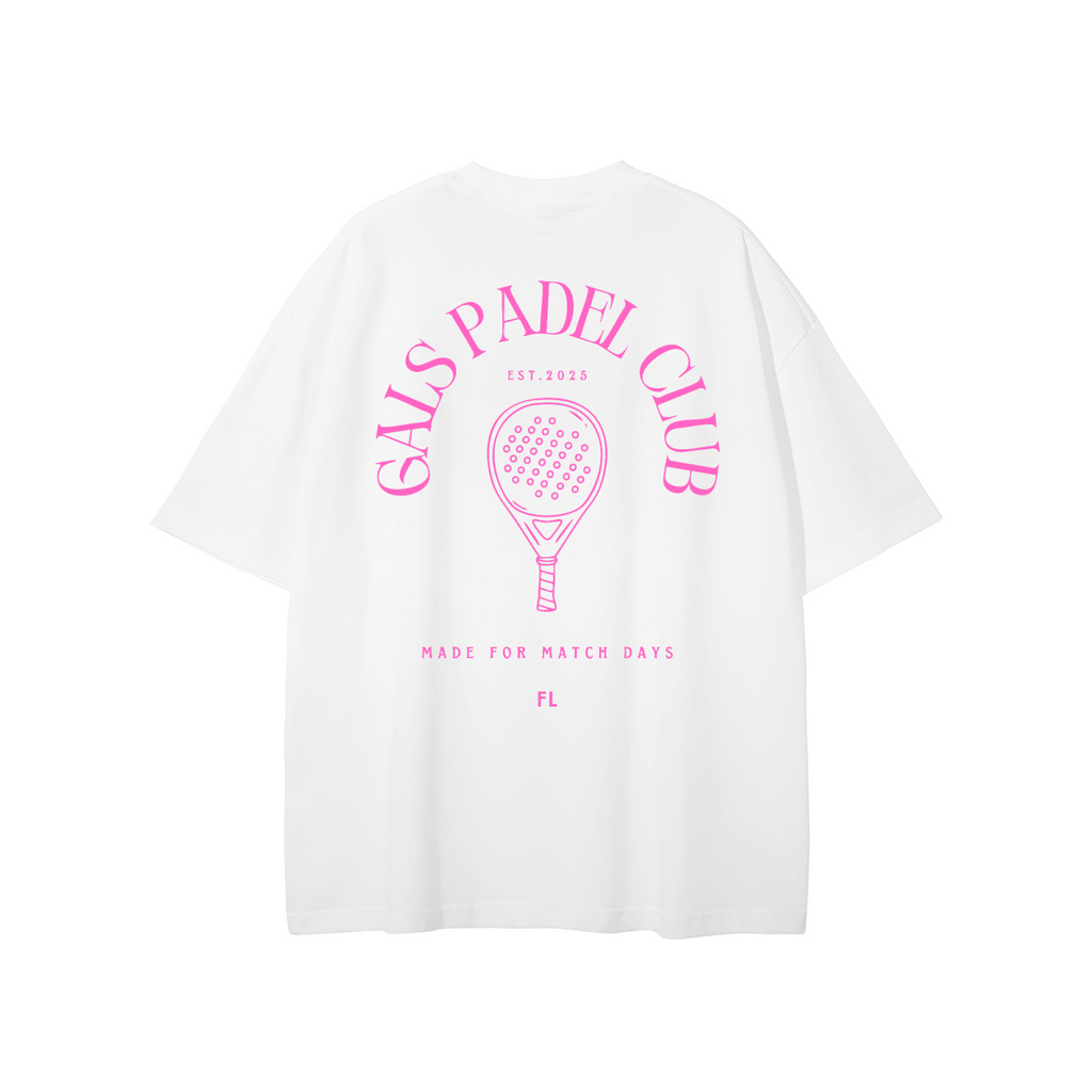 "Gals Padel Club" T-shirt - Fortyluv x Gals of Dorset