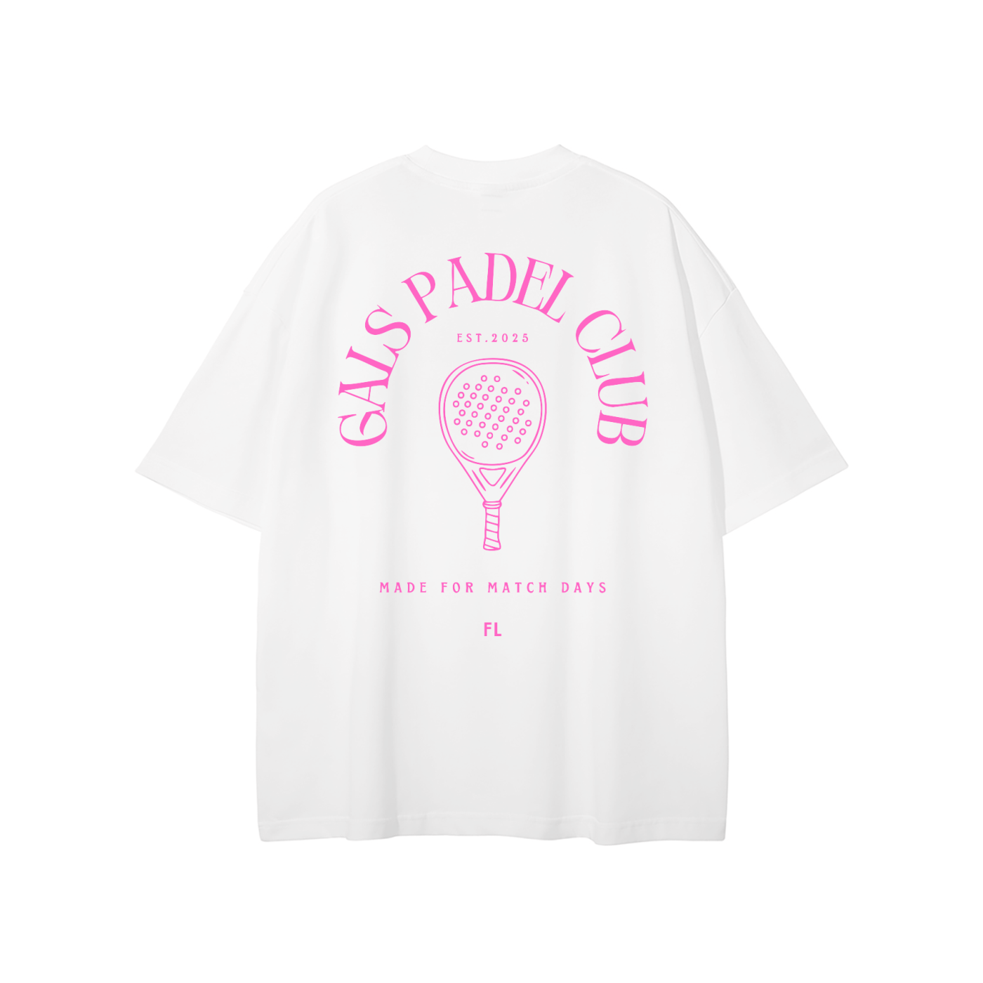 "Gals Padel Club" T-shirt - Fortyluv x Gals of Dorset