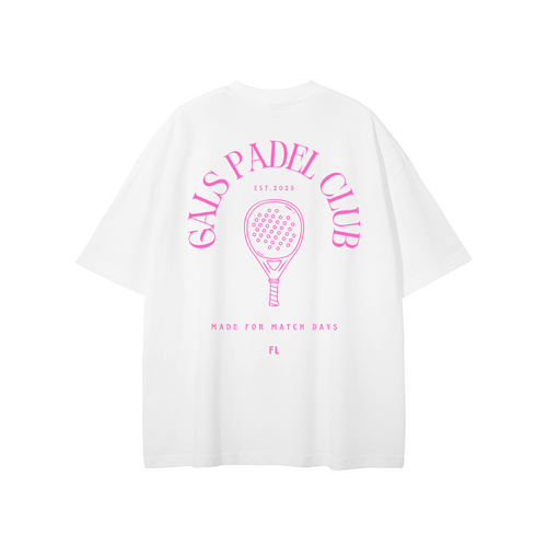 "Gals Padel Club" T-shirt - Fortyluv x Gals of Dorset
