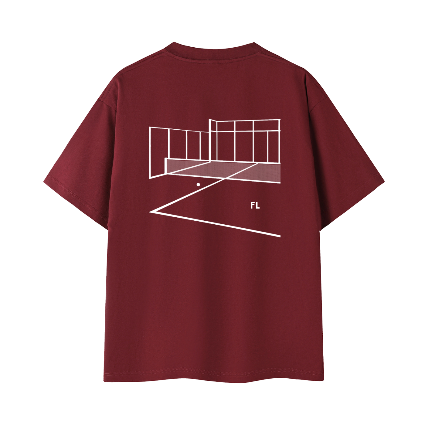 Offcourt Outline Padel Court Tee