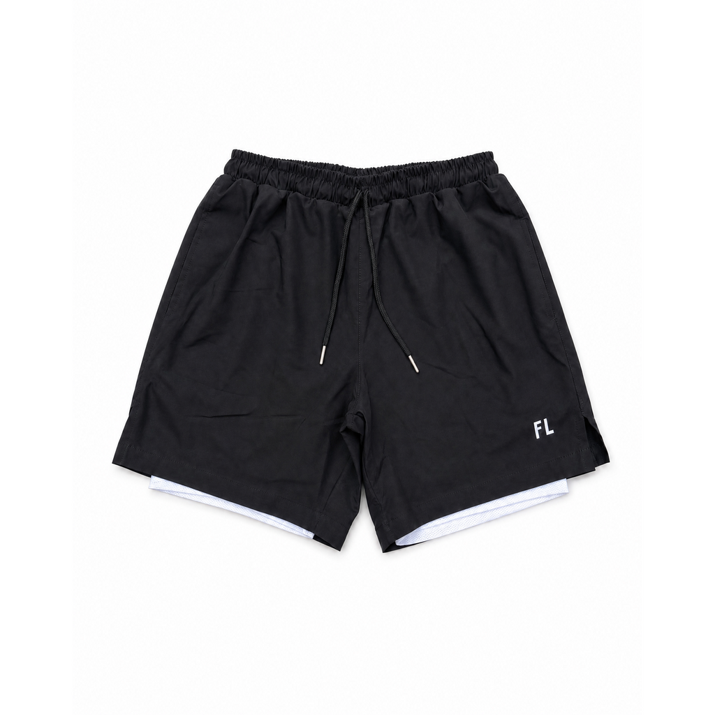Black Padel Performance Men's Shorts
