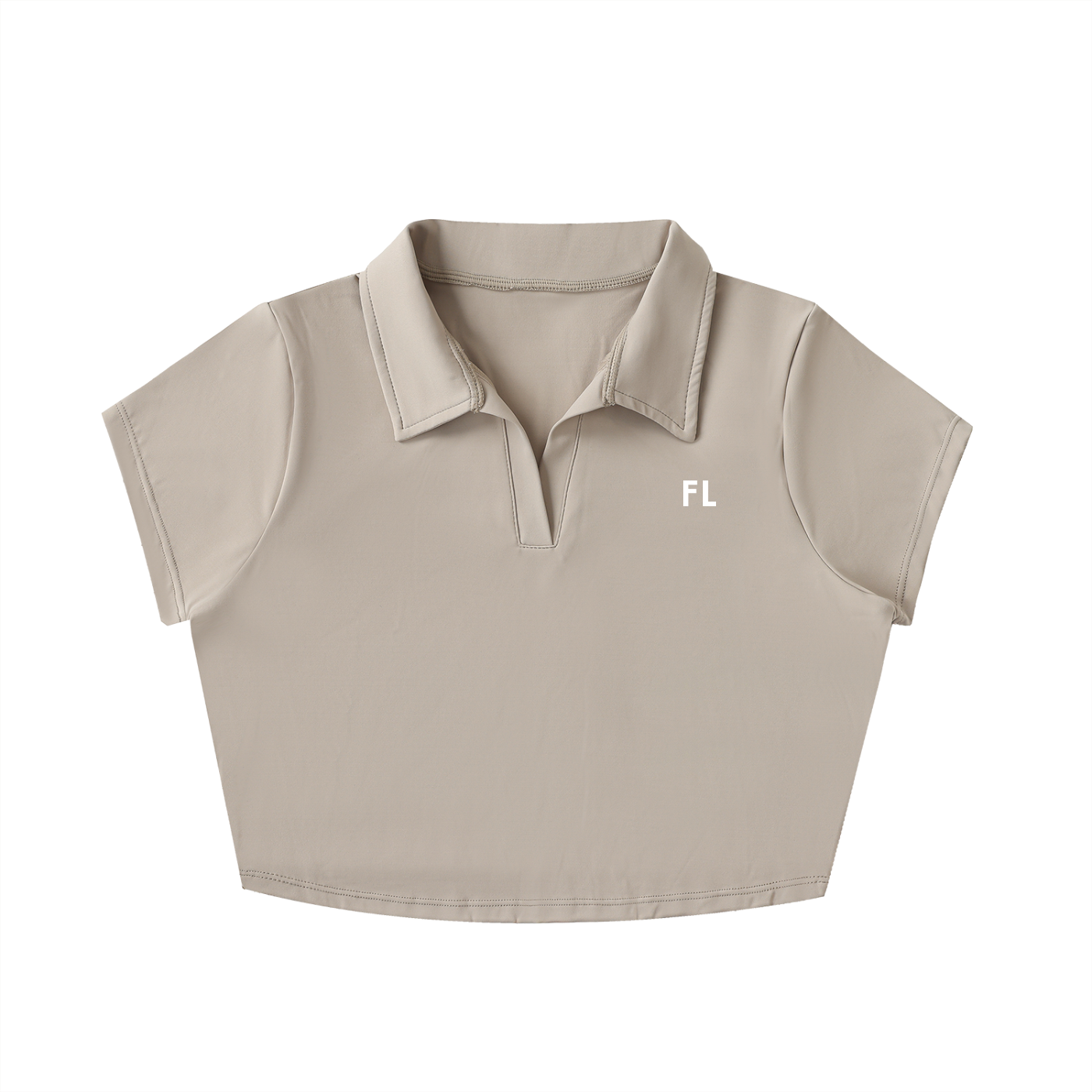 FL Cropped Performance Polo Top