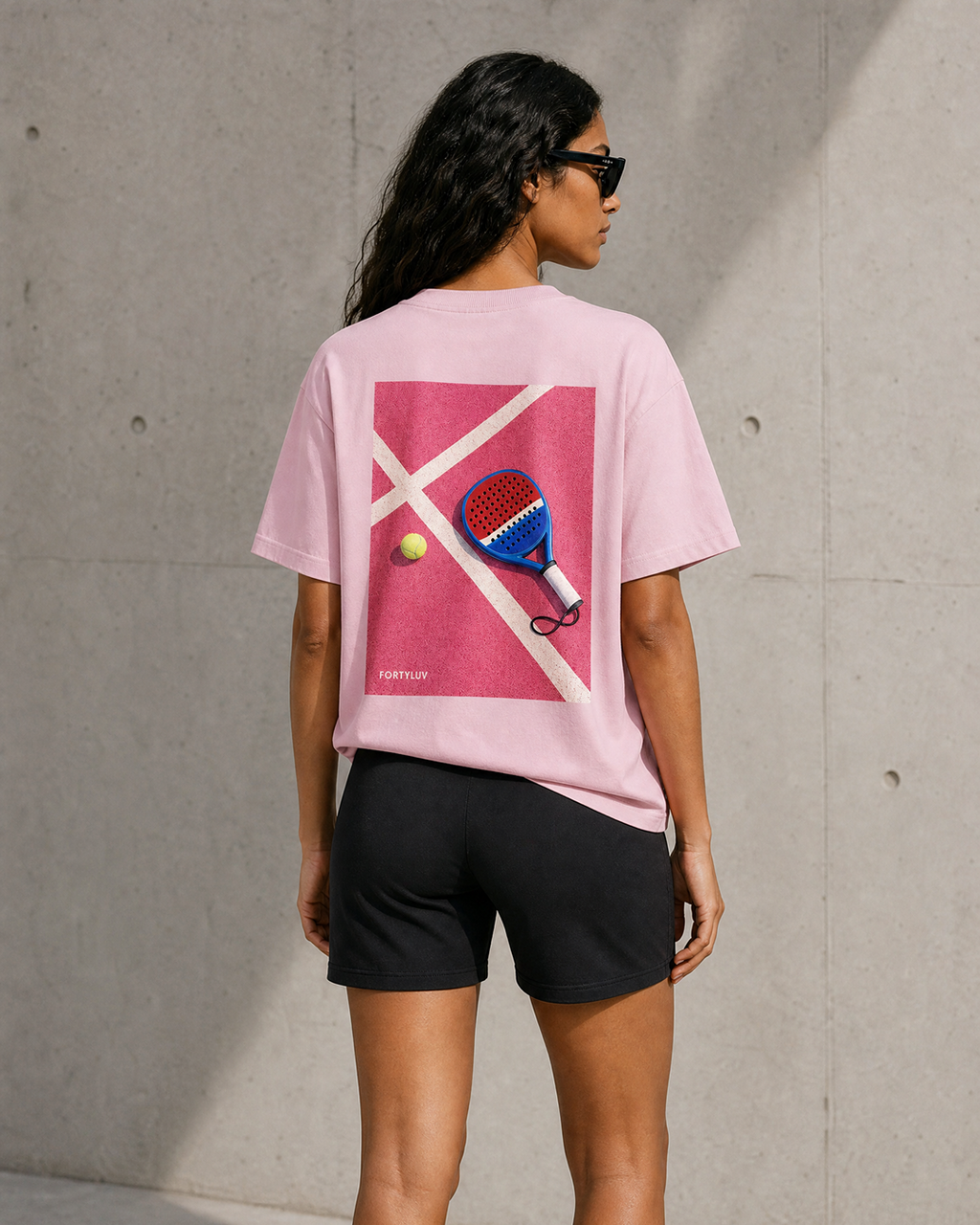 Offcourt Padel Vibes Washed Tee