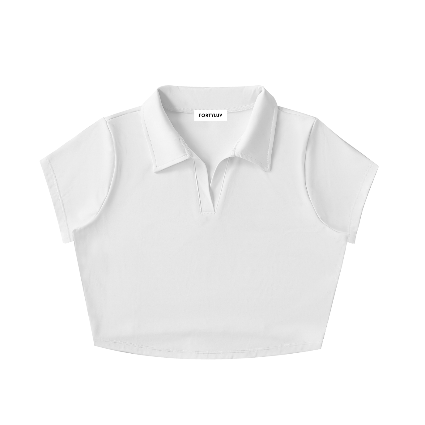 Performance Crop Polo Top