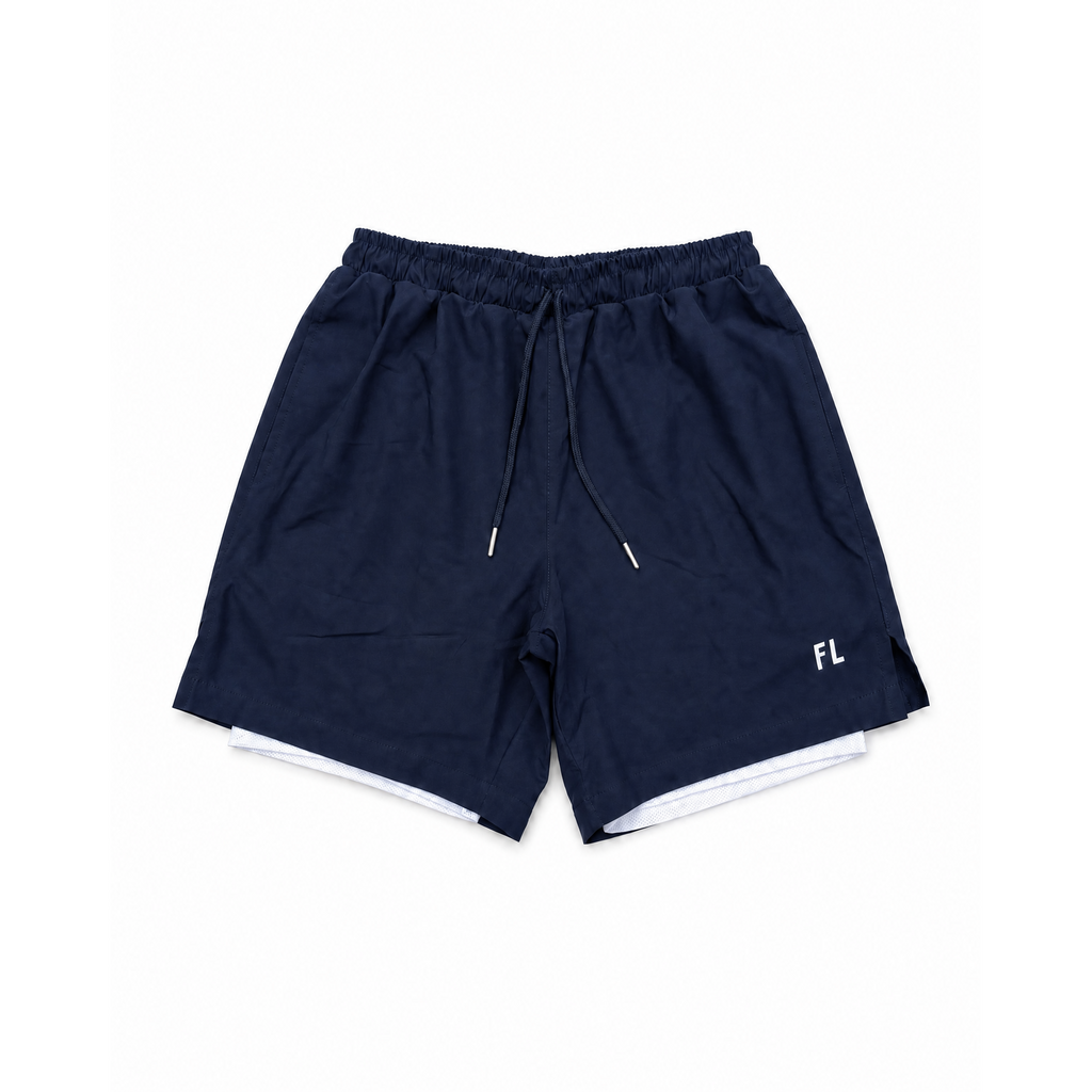 Navy Padel Performance Men's Shorts
